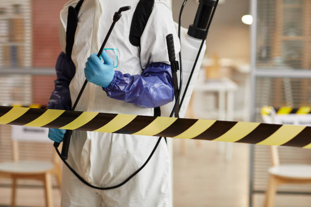 Professional Blood Cleanup technician working in Stockton, MO